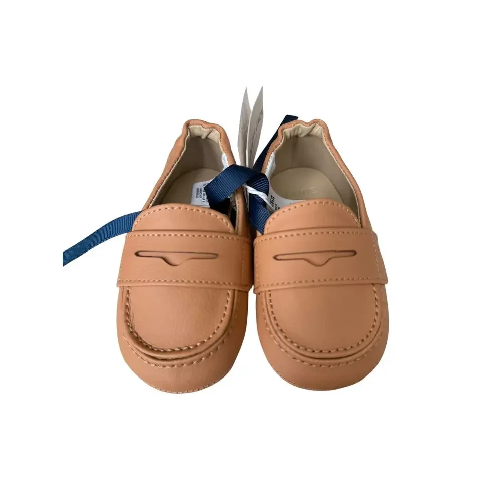 Janie and Jack Baby Camel Penny Loafer Size 12-18 M